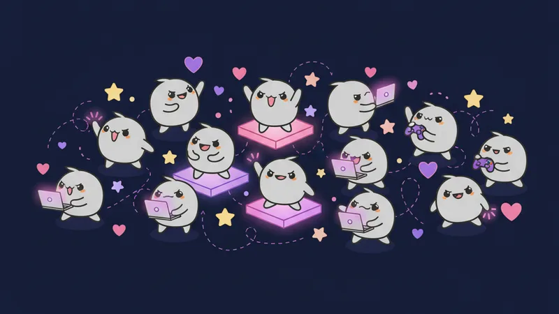 Watashi Games mascot community of indie developers