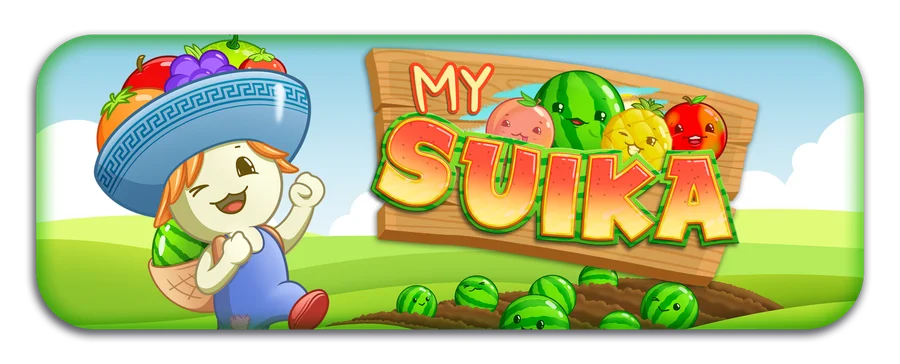 My Suika: Kyo's Fruit Merge key art